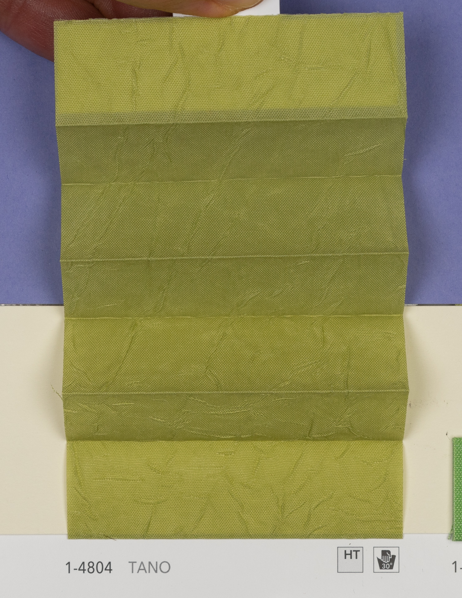 MHZ Plissee Stoff Muster aus der Farbkarte "15 Cool and Fresh" | Material: 100 % PES