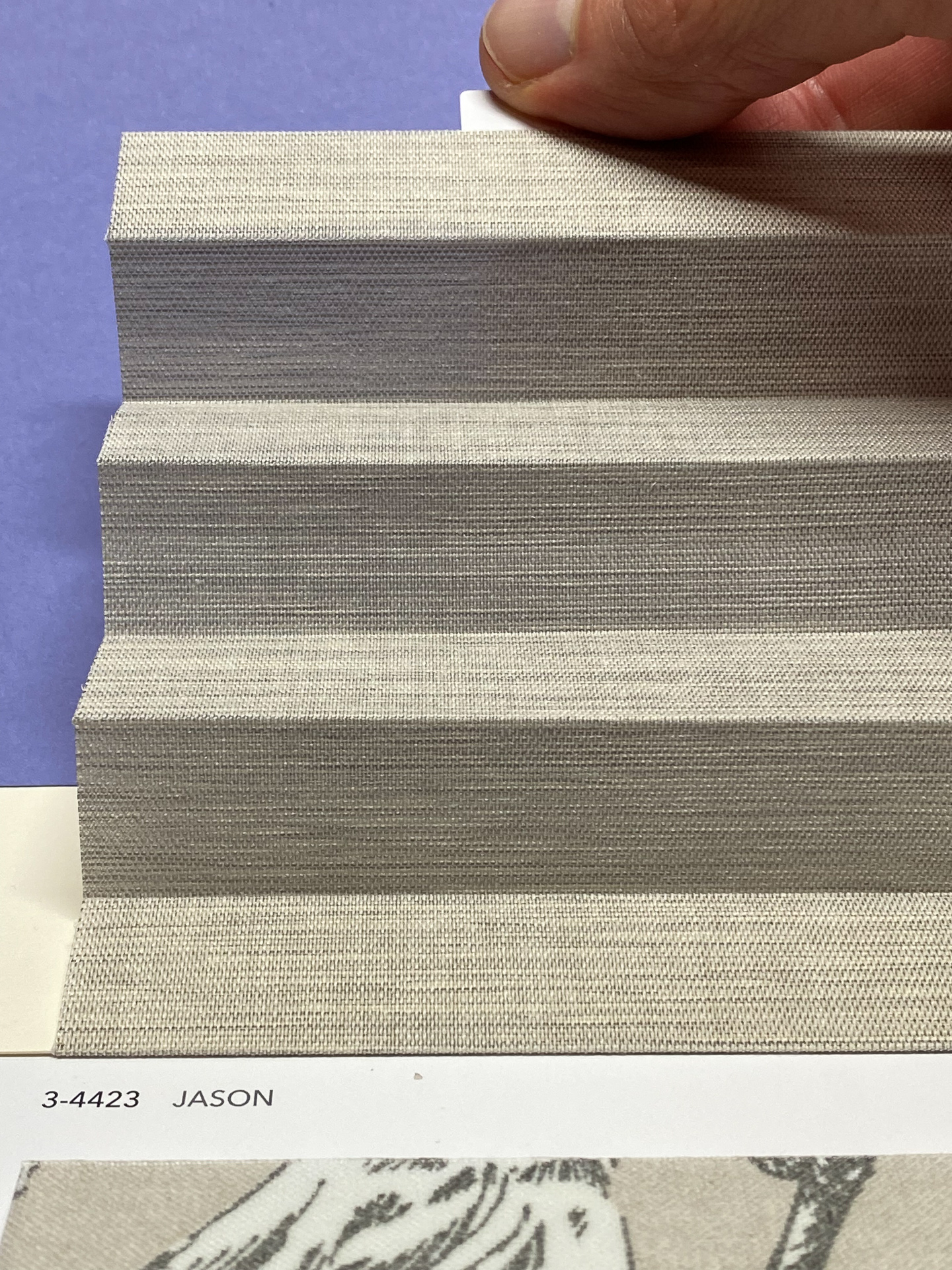 MHZ Plissee Stoff Muster aus der Farbkarte "7 Colors of EARTH" | Material: 100 % PES